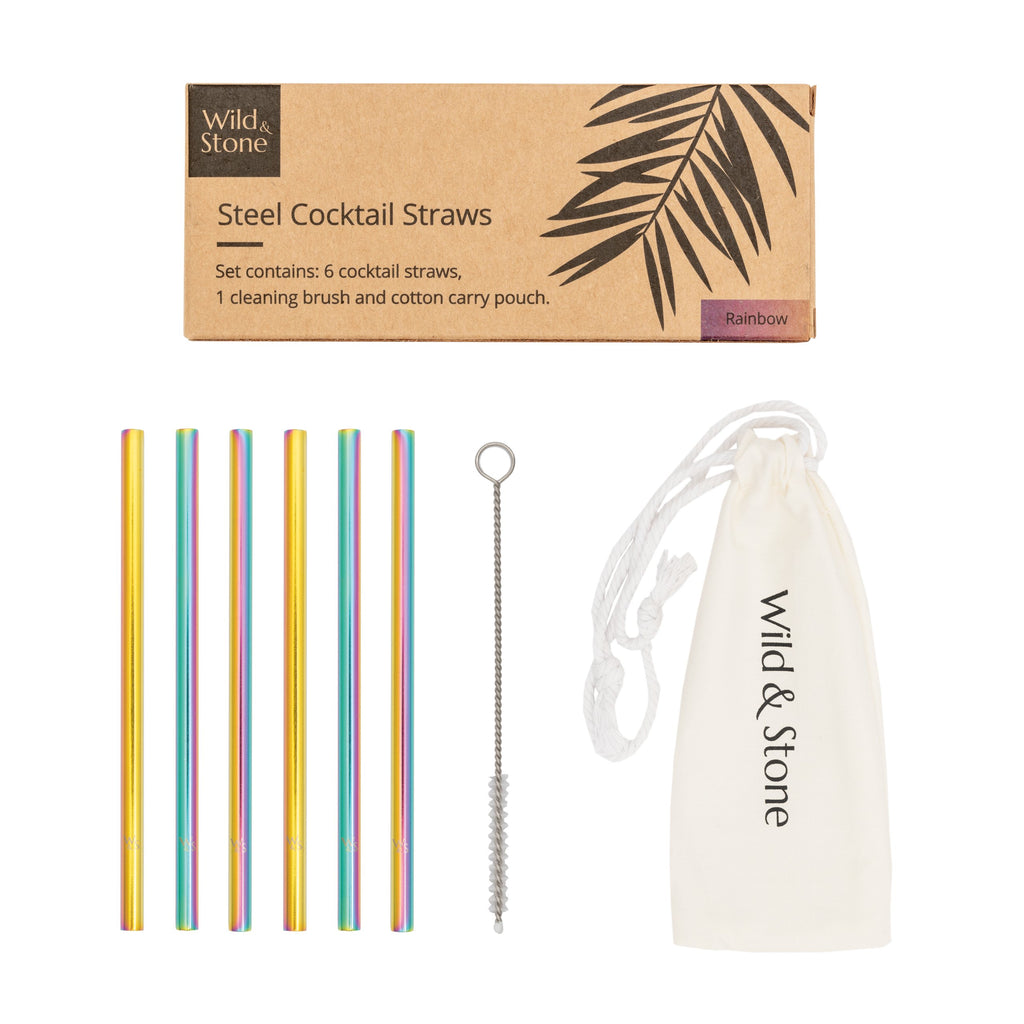 Cocktail Straws Set Of 6